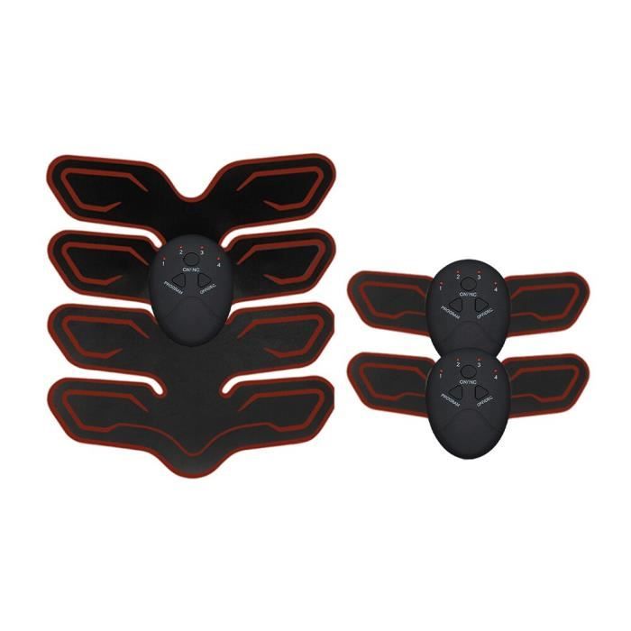 Stimulateur Musculaire EMS à Intensité Réglable - Pour Abdos, Bras, Cuisses, Entraînement à La Maison