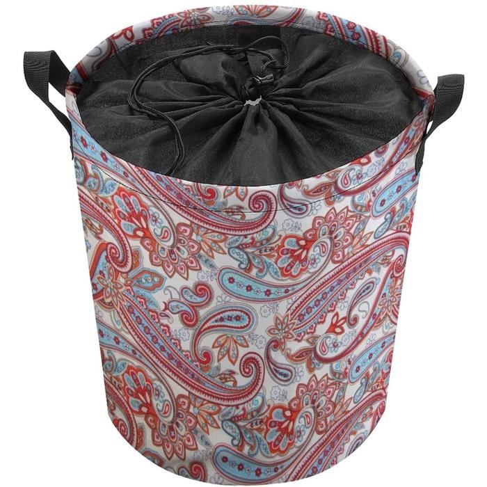 Panier à Linge Enfant Safari - Motif Girafe Lion | 36 L Pliable Et Autoportant