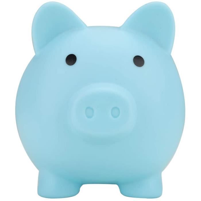 Jroyseter Banque Belle avec Piggy Bas Couvercle Rotatif Grande capacité de Porc Tirelire Bon Cadeau pour Les Enfants Enfants Stockage Banques Argent Pinck-S 