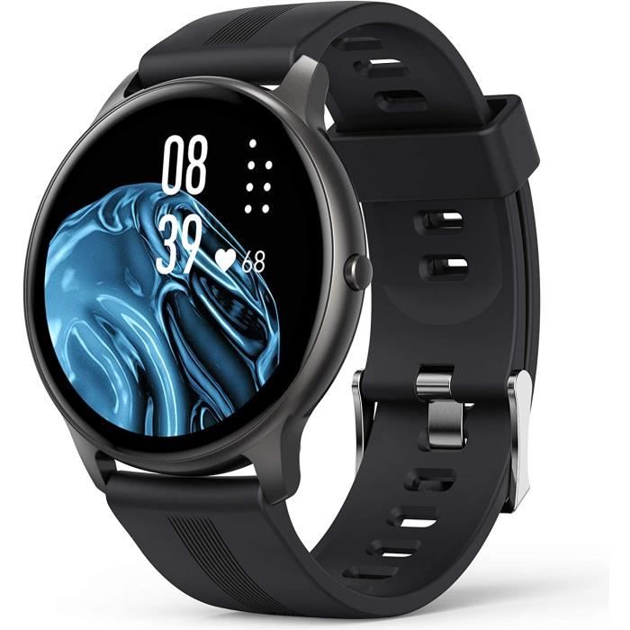 AGPTEK Montre Connectée Homme Smartwatch Bluetooth 5.0 Sport Etanche IP68 Bracelet Connecté Fitness avec Tensiometre Fréquence Card AGPTEK Montre Connectée Homme Smartwatch Bluetooth 5.0 Sport Etanche IP68 Bracelet Connecté Fitness avec Tensiometre Fréquence Card