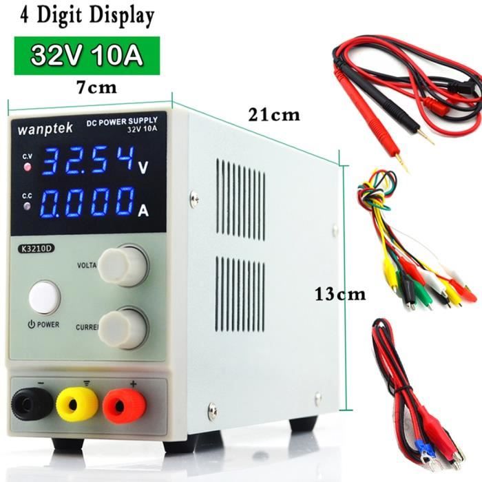 K3010D Mini Réglable Alimentation Numérique 30V10A Laboratoire Alimentation à Découpage