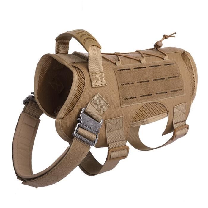 Harnais animal Harnais militaire tactique en Nylon pour grands