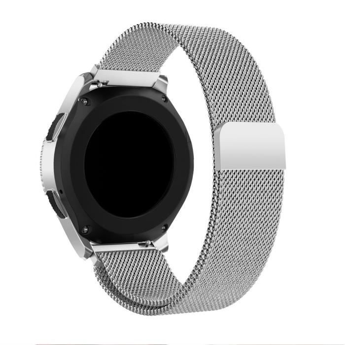 Montre-Bracelet En Acier Et Maille Métallique
