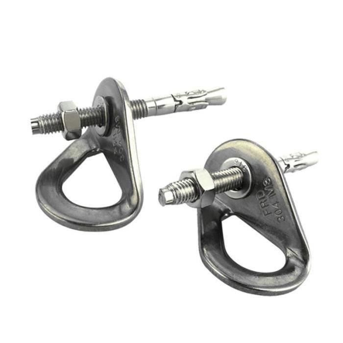 Piton D'Escalade En Acier Inoxydable 25KN - Support D'Ancrage Pour Spéléo, Escalade Et Travaux En Hauteur