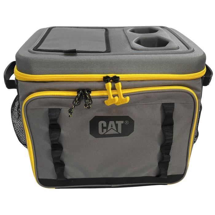 Glacière portable Sac isotherme 39 Litres Grand volume Chantier Camping Plage Caterpillar