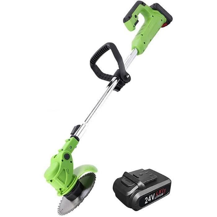 10 Lames Coupe-Bordures électriques21v Li-ION Debroussailleuse