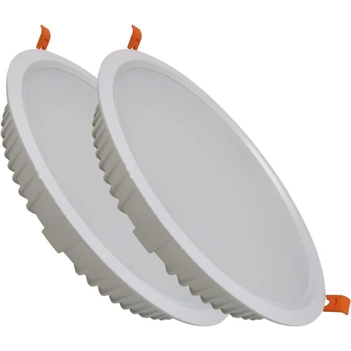 LED ATOMANT Panneau LED Encastrable Downlight Rond Plat Coupe