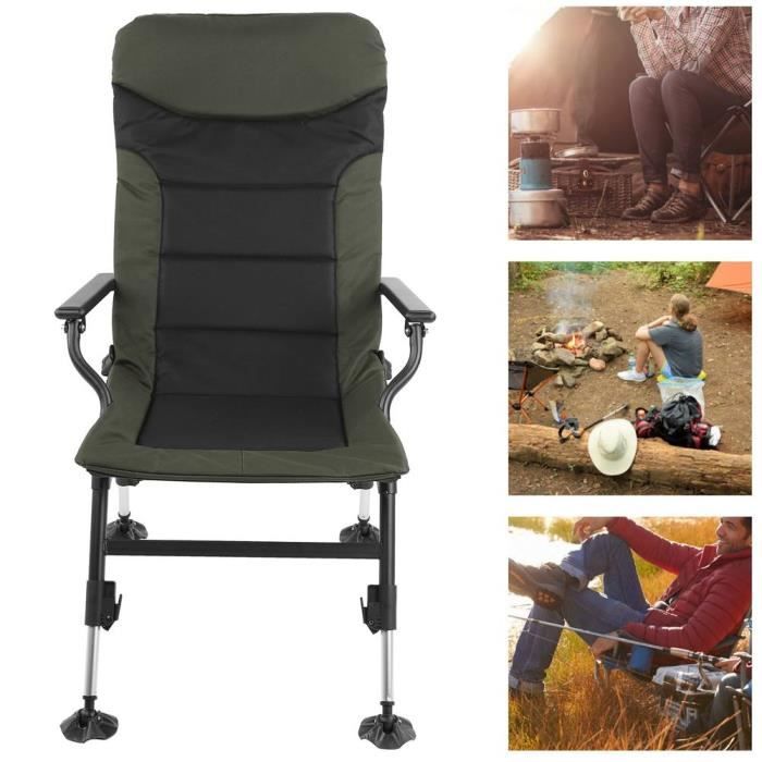 Chaise de sac à dos transformable pour adultes – Parfait pour la pêche, la plage, la randonnée, la chasse, le camping – Chaise portable légère pour adultes