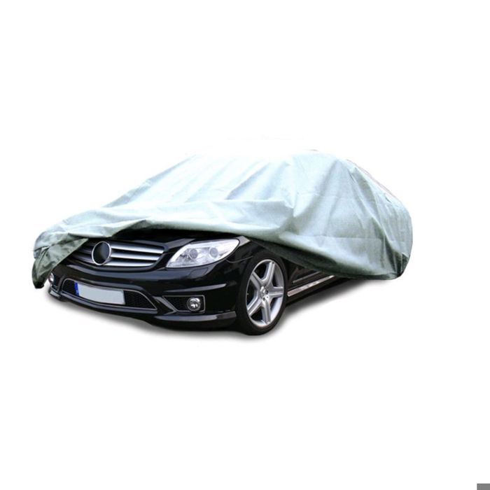 ECD Germany Bâche de voiture L 482 x 178 x 119 cm Housse pour voiture transpirable avec élastiques