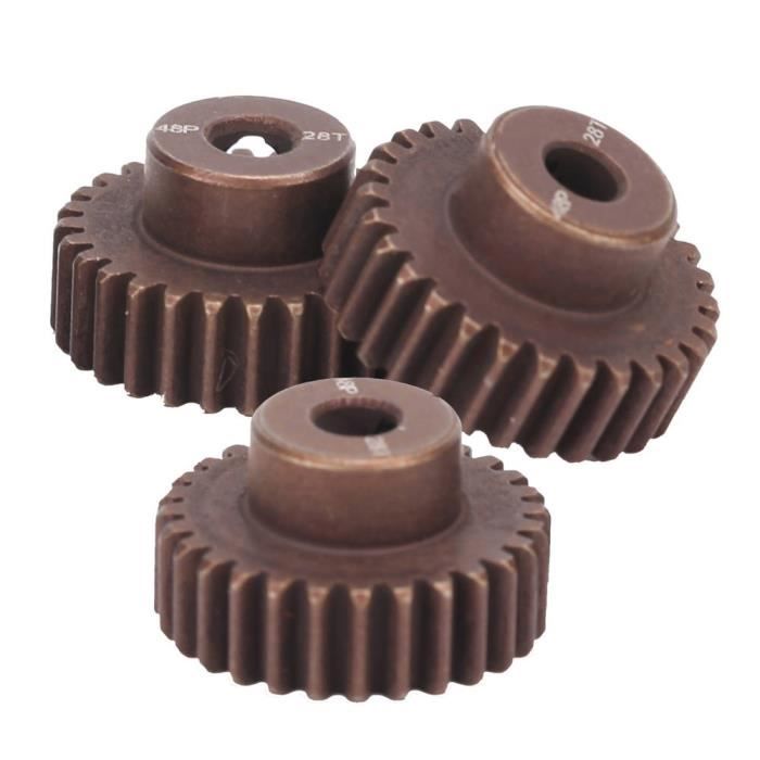 Lot De 5 Pignons Moteur 48DP - 13T 14T 15T 16T 17T - Pour Voiture Télécommandée - Neuf