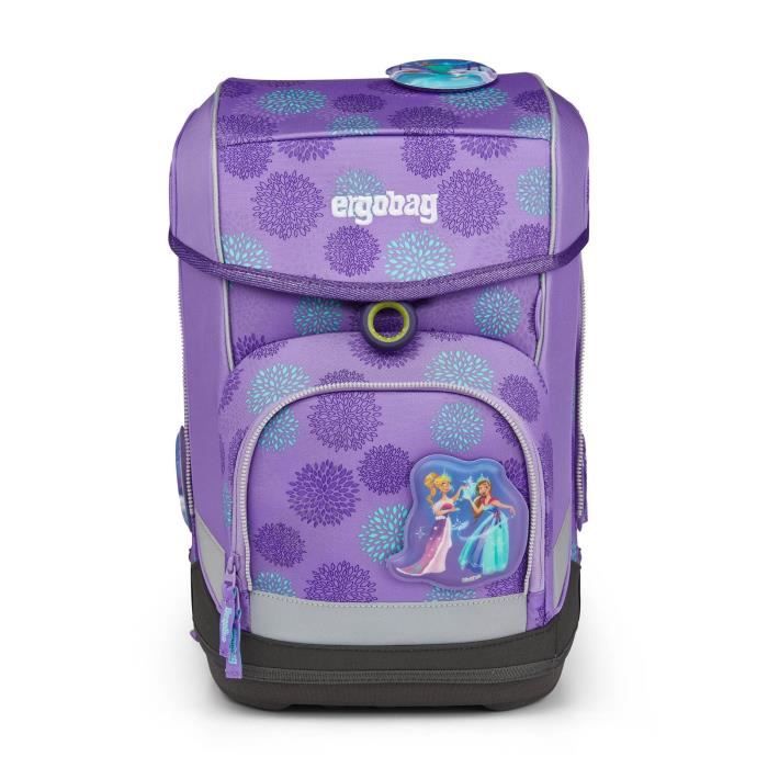 Ergobag Cubo Set 5 teilig SchlittenzauBar Glow 117615 cartable Violet Turquoise Cdiscount Bagagerie Maroquinerie