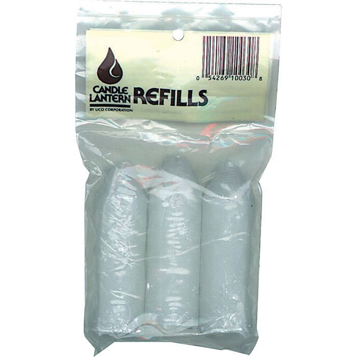 Bougies Blanches UCO 9h Pour Lanternes - Lot De 20 - Camping Et Urgences