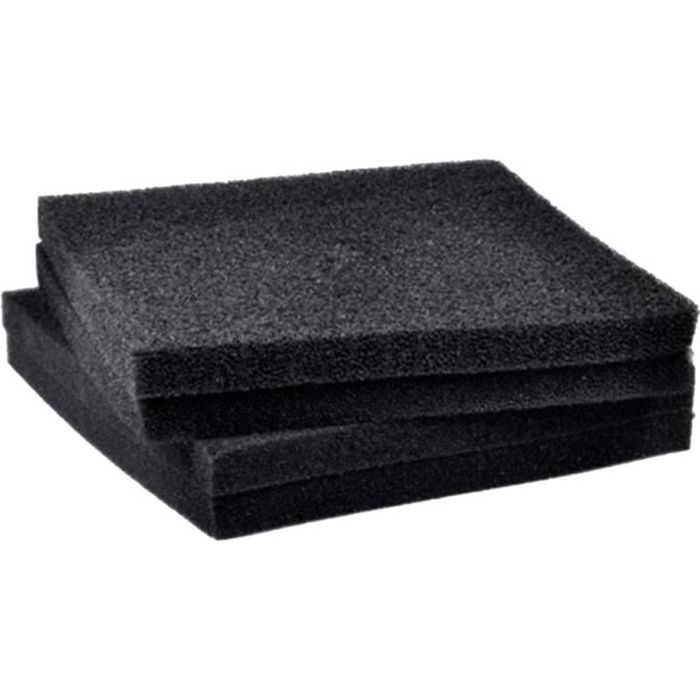 éponge filtrante biochimique Epaisseur :50x50cm… SHUNTING Filtre pour Aquarium Filtre en Mousse biochimique d'aquarium 50x50x2cm-35PPI 