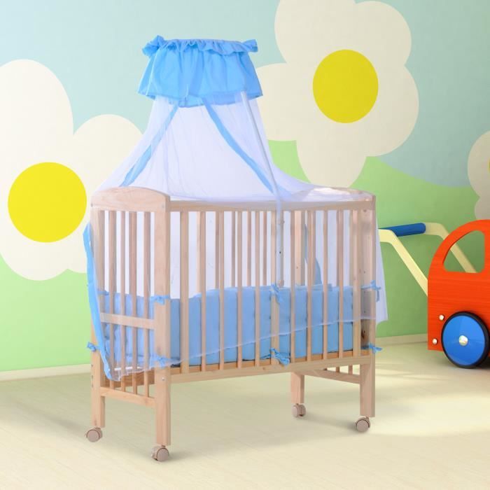 Lit Bebe Sur Roulettes Hauteur Reglable Pan De Barriere Amovible Multi Accessoires Fournis Bleu Neuf 02bu Cdiscount Puericulture Eveil Bebe