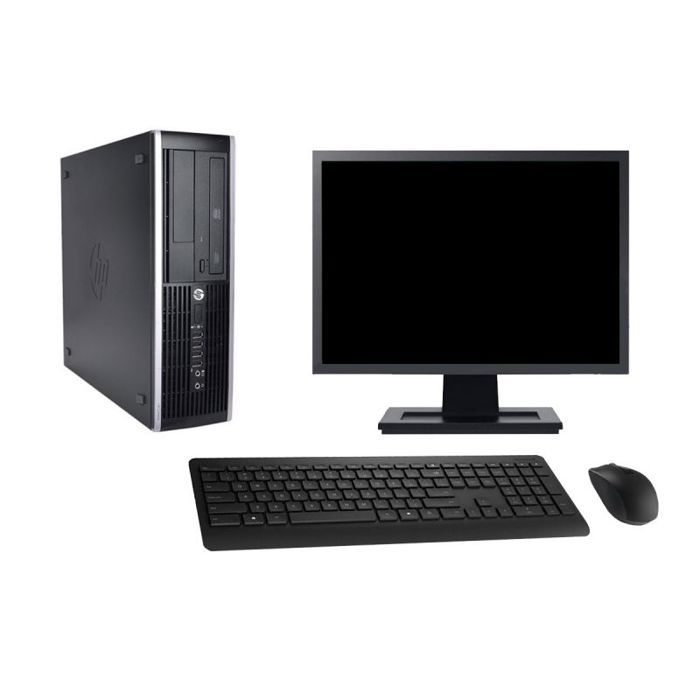 PC HP 8200 Elite SFF Ecran 19 Intel i5-2400 RAM 16Go SSD 960Go Windows 10 Wifi - Hewlett packard