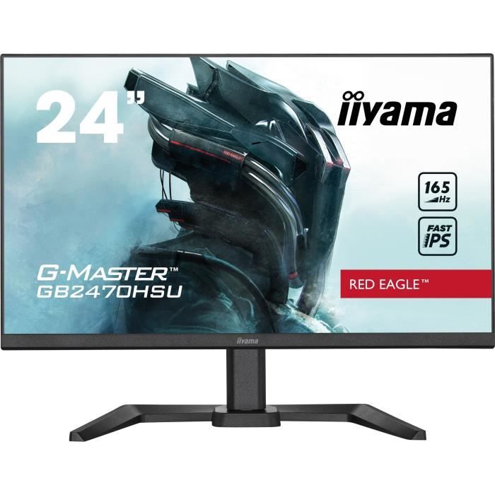 Ecran PC Gamer - IIYAMA G-Master Red Eagle GB2470HSU-B5 - 24\