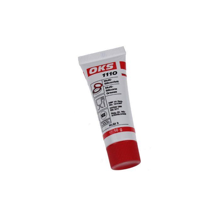 Graisse Silicone Alimentaire - 4 X 10g + 2 Pinceaux - Résiste De -40°C à +250°C - Pour Joints, Machines à Café, Roulements