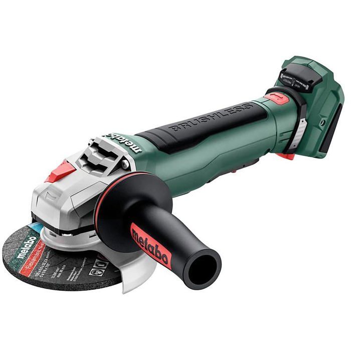 Meuleuse d'angle sans fil Metabo WPB 18 LT BL 11 125 Quick Batterie Pick + Mix 125mm