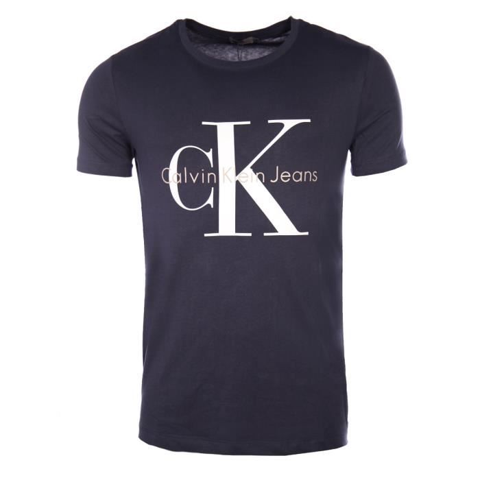 t shirt calvin klein homme gris