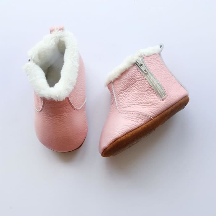 Chaussons souples bébé mixte - blanc, Chaussures