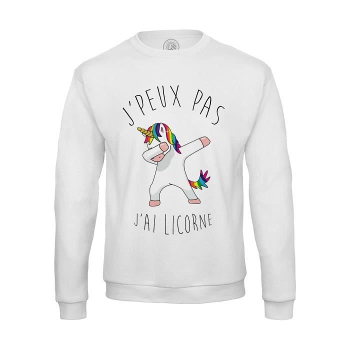 Sweat Shirt Homme J Peux Pas J Ai Licorne Humour Dessin Licorne Qui Dab Blanc Cdiscount Pret A Porter Sweat Shirt Homme J Peux Pas J Ai Licorne Humour Dessin Licorne Qui Dab Blanc Cdiscount Pret A Porter