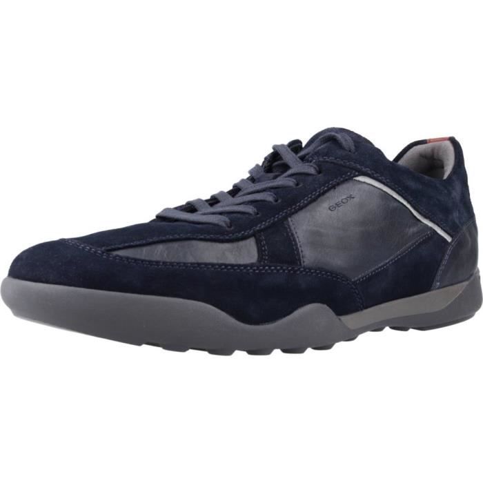 Geox Baskets GEOX U METODO A Bleu - Homme - Lacets - Plat