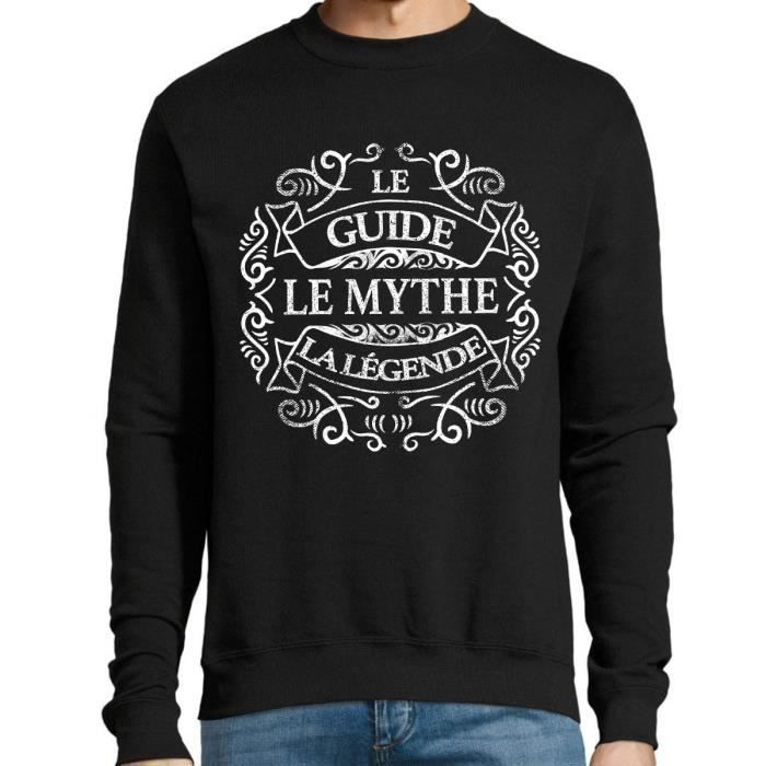 Sweat à Capuche "Super Tonton" - Cadeau Tonton, Fête Des Pères, Homme Mythe Légende, Col Roulé