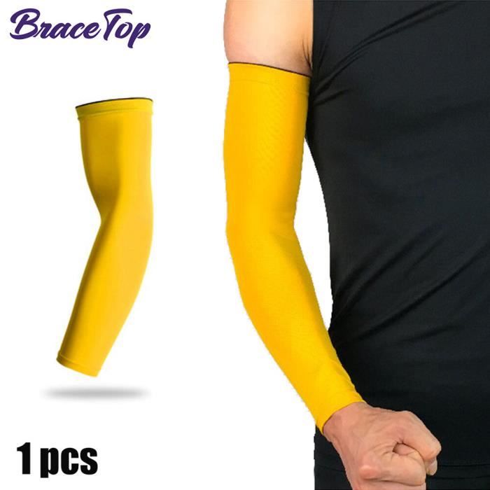 6 Paires Manchons Bras Sport Compression - Anti-UV, Respirants - Pour Cyclisme, Course, Gaming - Taille Unique
