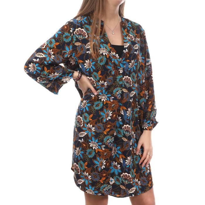 Robe Bleu/Orange Femme Teddy Smith kalia Orange Cdiscount Prêt-à