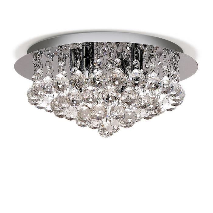 Cristaux Lustre Luxe Crystal Chandelier Chambre Lumière intérieure Pour