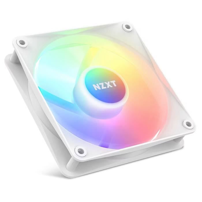 NZXT F120 Core RGB (Blanc) - Ventilateur 120 mm RGB PWM