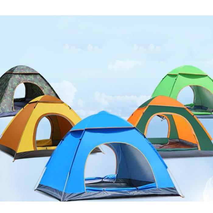 Tente Pop-up Instantanée 3 Secondes - Pour 2-3 Personnes - Imperméable 3000mm - Neuf