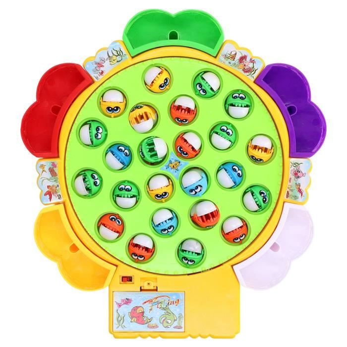 Jeu De Pêche Aux Flotteurs Rigolos – Canne, épuisette Et 6 Crottes Mignonnes – Bain Ou Piscine – 3 Ans Et +