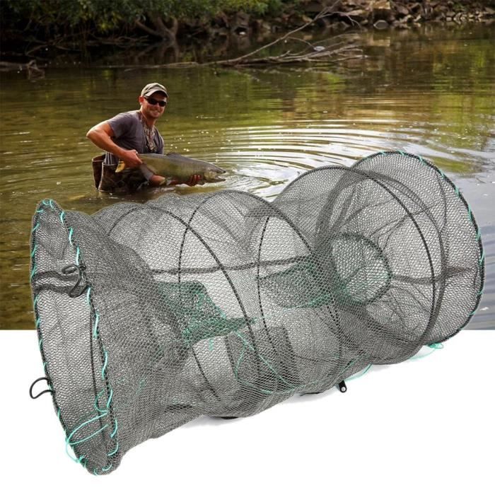 AYNEFY Filet de pêche à la main en nylon monofilament style américain pour amateurs de pêche