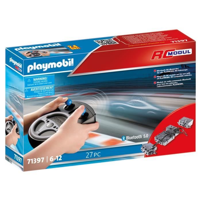 Module de radiocommande RC PLAYMOBIL - Compatible avec de nombreux véhicules - Dès 6 ans
