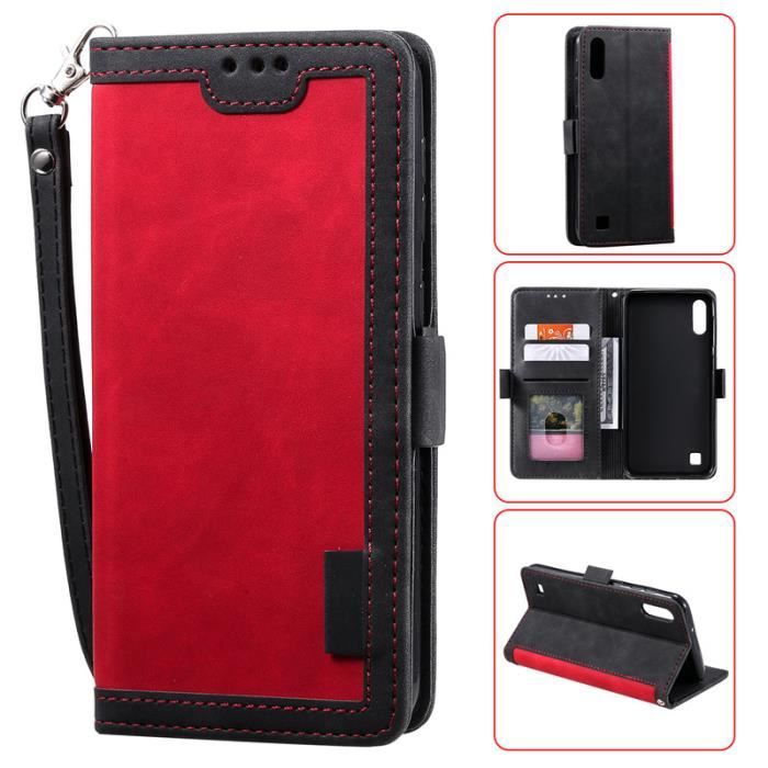 Etui Portefeuille En Cuir Bleu Pour Xiaomi Redmi 9A Avec Fonction Anti - 10