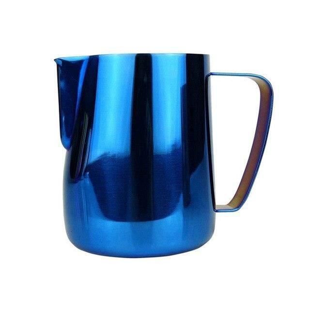 Pichet à Lait Inox 900 Ml Pour Art Latte - Gradué, Avec Pochoir Et Aiguille à Dessiner, Pour Machine à Café - 5