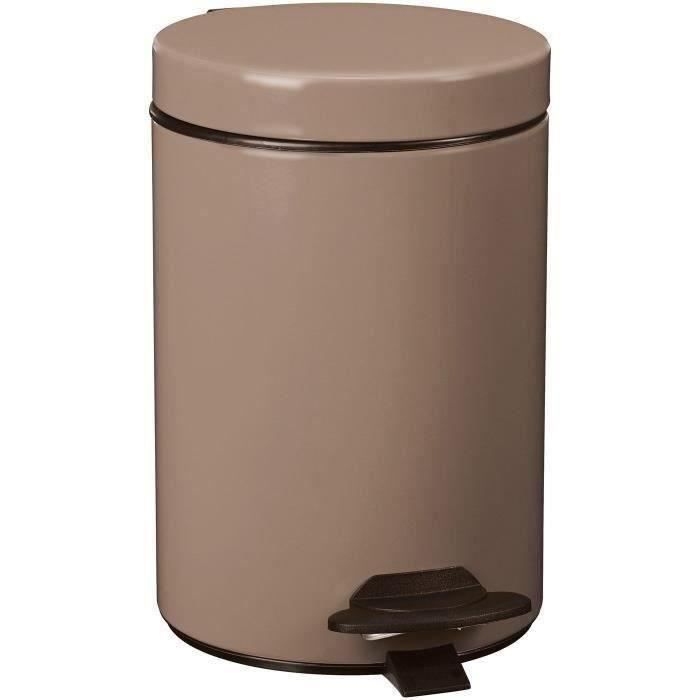 ROSSIGNOL - Poubelle Cyjeu 3l moka mat lisse