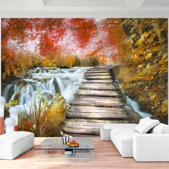 ART Papier Peint Intissé Mural Cascade Moderne Toison Salon