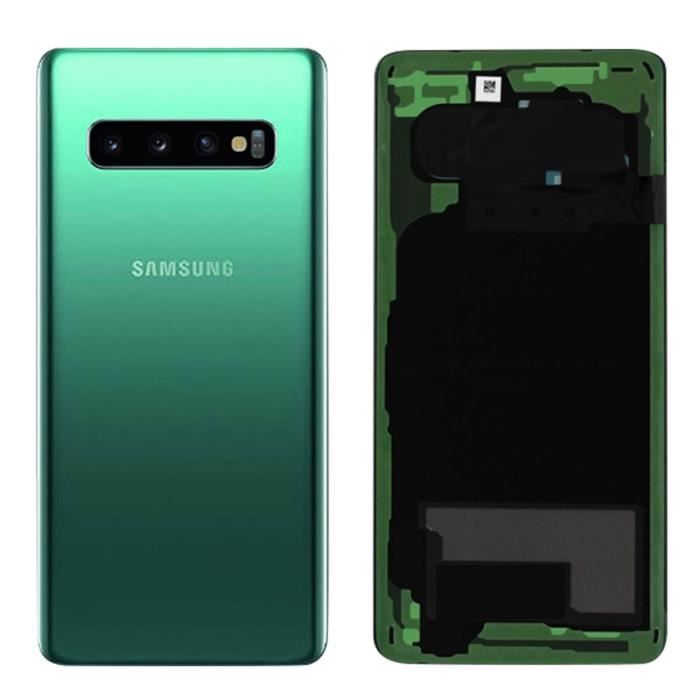 Cache batterie Samsung Galaxy S10 Façade arrière Original Samsung vert Vert