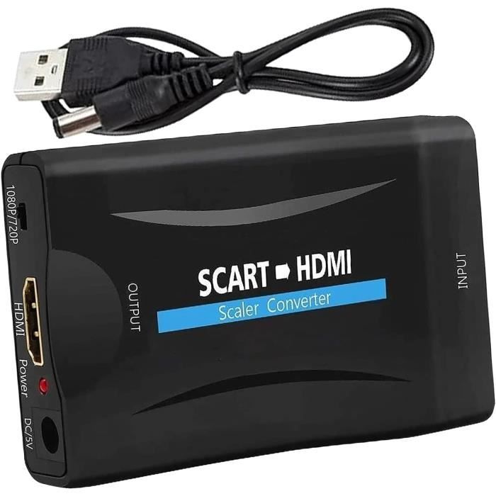 Scart Vers Hdmi Convertisseur Péritel Vers Hdmi Adaptateur Péritel Vers ...