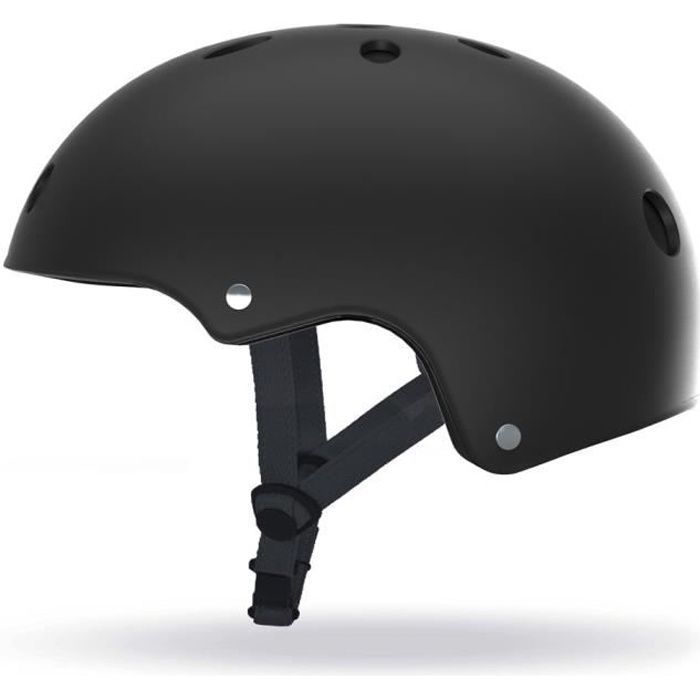 Casque de protection noir pour mobilité urbaine de SCOOTY - Taille M - 7 trous d'aération - Mixte