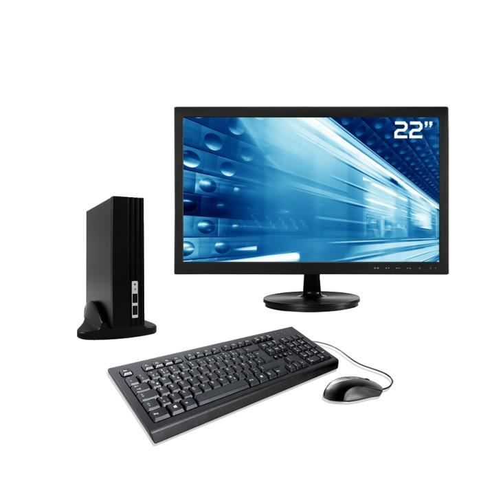 Vente Ordinateur de bureau Pack Mini-PC passif, Intel Celeron, 120Go SSD, 4 Go RAM, Win 10. Ref: UCM7500M1I1HF pas cher Vente Ordinateur de bureau Pack Mini-PC passif, Intel Celeron, 120Go SSD, 4 Go RAM, Win 10. Ref: UCM7500M1I1HF pas cher