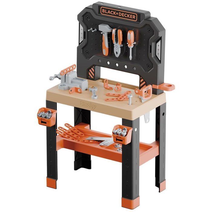 Établi Bricolo Smoby 7600360739 – 78 Accessoires et 7 Outils