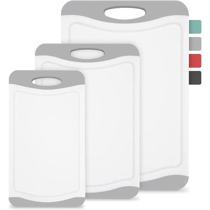 Set 4 Planches Découpe Colorées - Anti-BPA Lave-vaisselle 30x23.5cm