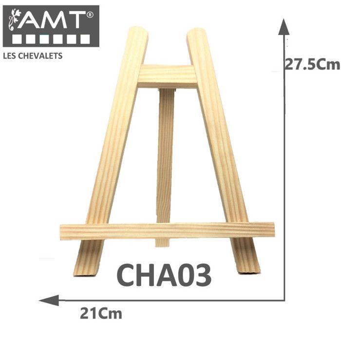 HAKZEON - Lot De 8 Chevalets De Table En Bois 30x20 Cm, Réglables, Pour Toiles, Photos, Menus