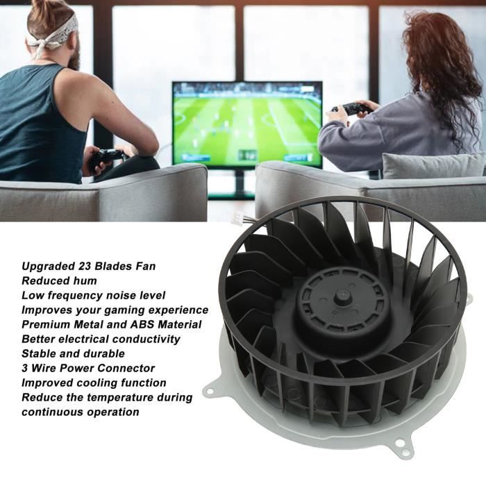 Replacement Internal Cooling Fan For Sony PlayStation 5 PS5 Console - 18-Blade Long Cable