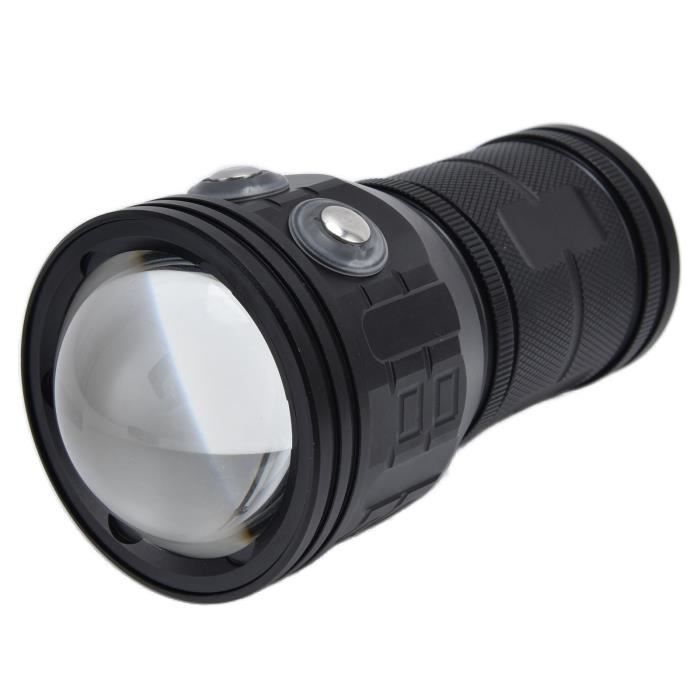 Lampe De Plongée LED 4000 Lumens - Scube P70 étanche IPX8, Lumière Blanche Puissante Pour Exploration Sous-marine - 9