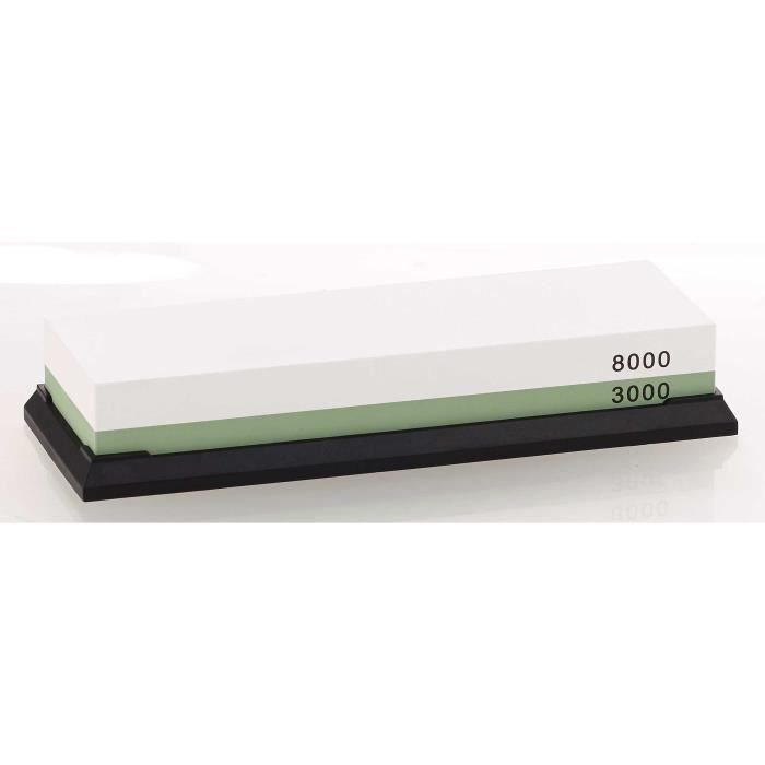 Pierre à aiguiser double face - TOKIO KITCHENWARE - Grain 3000/8000 - Manuel - Aiguisage efficace