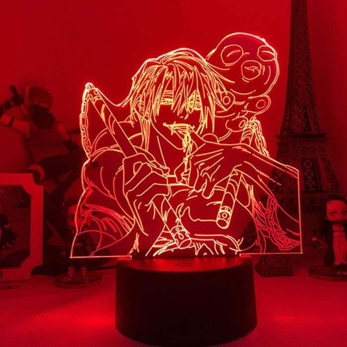 LAMPE A POSER - Lampe de nuit naruto Lampe de chevet LED télécommande